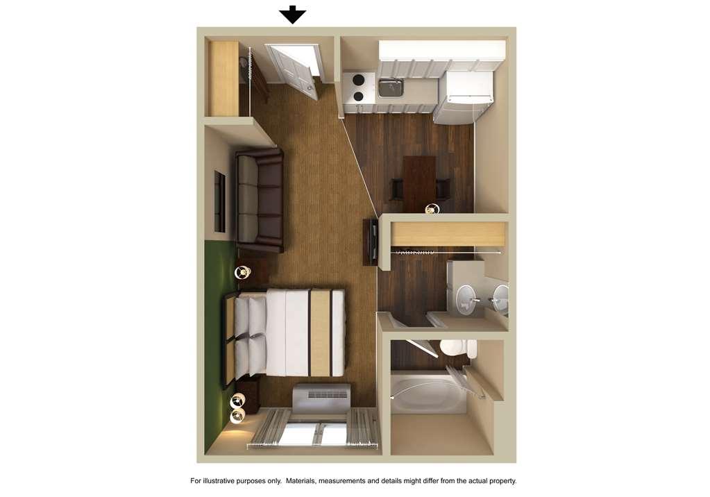 Extended Stay America Suites - Tampa - Airport - N Westshore Blvd Номер фото
